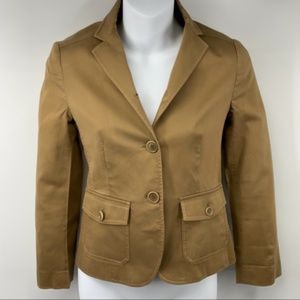 Theory women’s brown three button jacket/blazer, 0